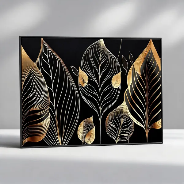 Framed_Canvas_Flower_Painting