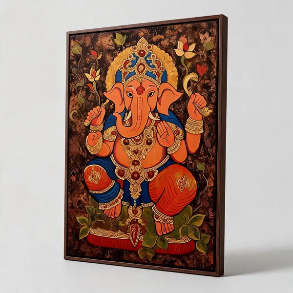 Ganesha_Canvas_Wall_Painting