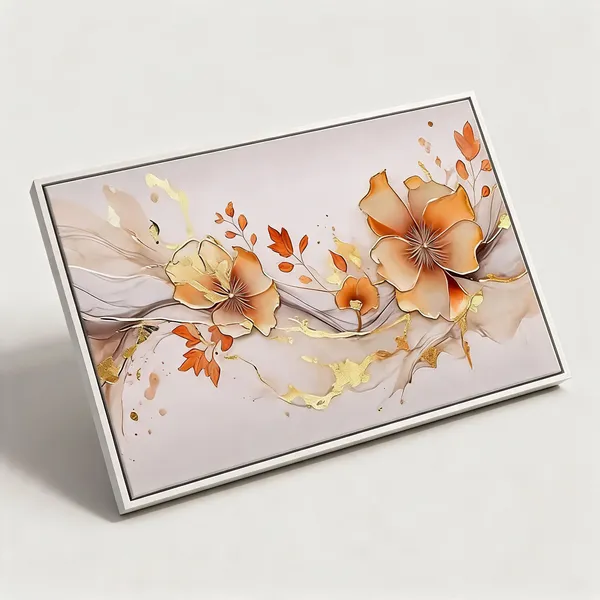 Framed_Canvas_Flower_Painting