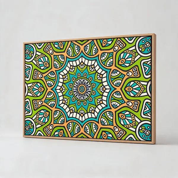 Mandala_Canvas_Painting_With_Frame
