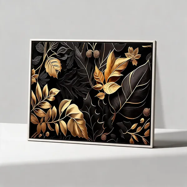Framed_Canvas_Flower_Painting