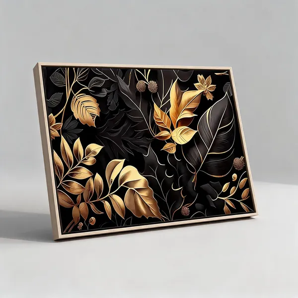 Framed_Canvas_Flower_Painting