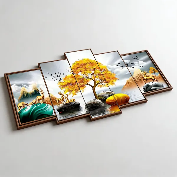 Mdf_Framed_3d_Wall_Painting
