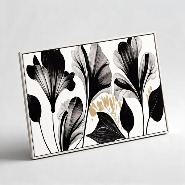 Framed_Canvas_Flower_Painting