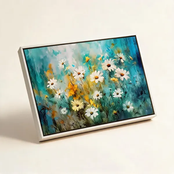 Framed_Canvas_Flower_Painting