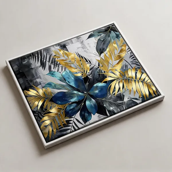 Framed_Canvas_Flower_Painting