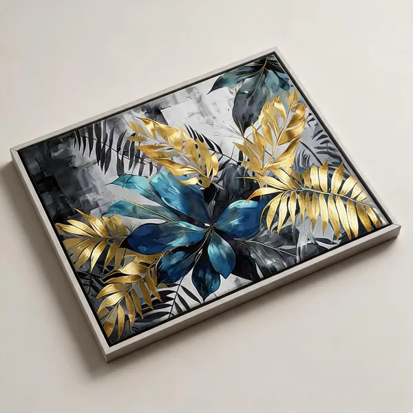 Framed_Canvas_Flower_Painting