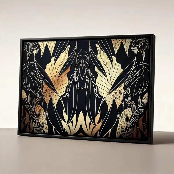 Framed_Canvas_Flower_Painting