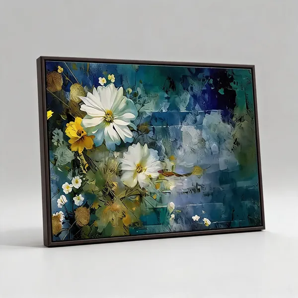 Framed_Canvas_Flower_Painting