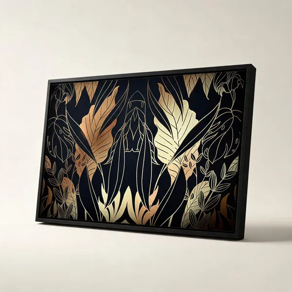 Framed_Canvas_Flower_Painting