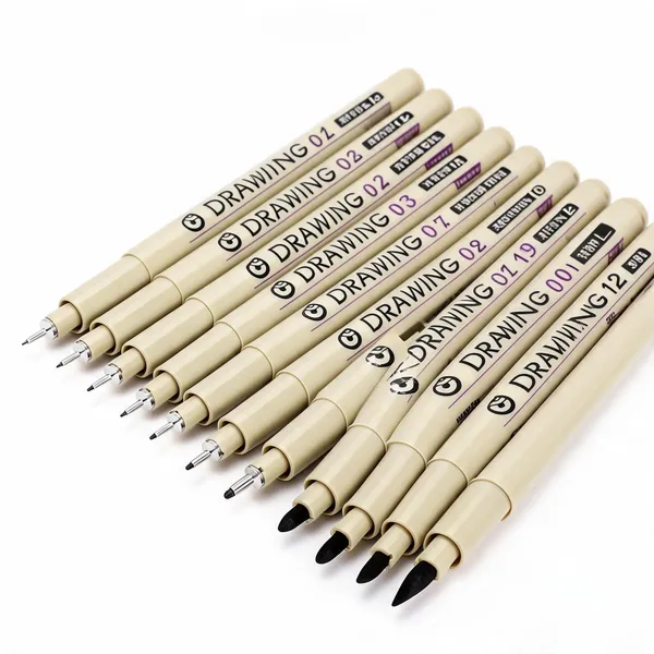 Black_Drawing_Fineliner_Pens_Set