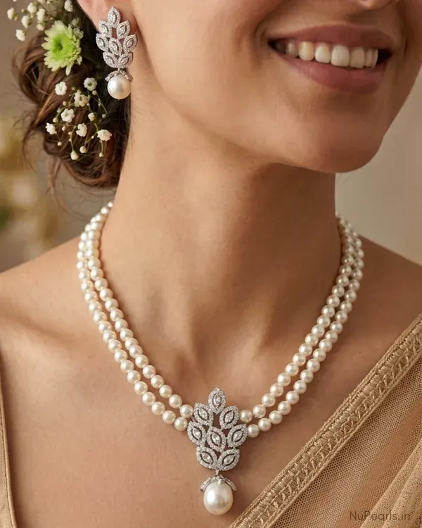 Silver_Amora_Ad_Pearl_Necklace_With_Ad_Back_Clasp_Matching_Earrings_Rhod_More