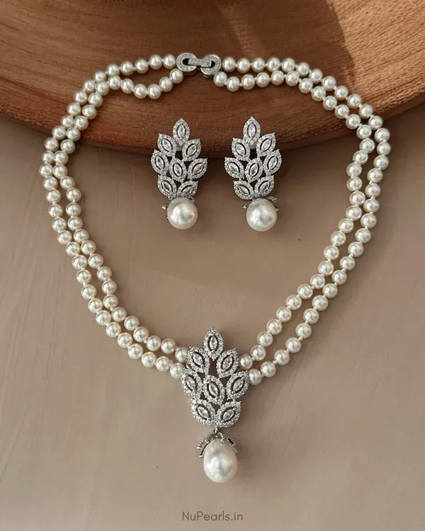Silver_Amora_Ad_Pearl_Necklace_With_Ad_Back_Clasp_Matching_Earrings_Rhod_More