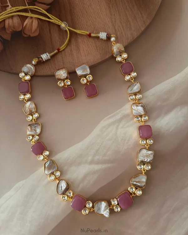 Pink_Lumaa_Mother_Of_Pearl_Kundan_Necklace_Set_18k_Gold_Plated