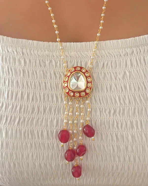 Red_Nessa_Moissanite_Japanese_Pearl_Long_Mala_Necklace_For_Women