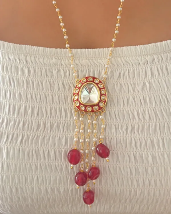 Red_Nessa_Moissanite_Japanese_Pearl_Long_Mala_Necklace_For_Women