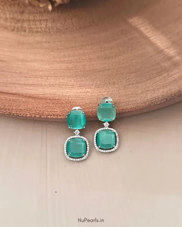 Mint_Green_Lucy_Doublet_Cz_Stone_Rhodium_Earrings