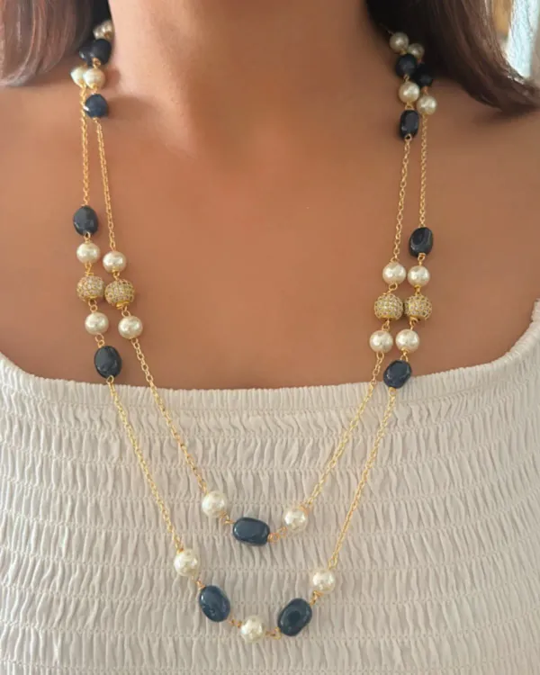 Sapphire_Blue_Zoe_Pearl_Stone_Double_Layered_Mala_In_Golden_Chain_For_Wom