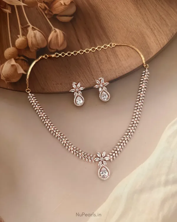 White_Eira_Necklace_18k_Rose_Gold_Plated_Cz_Studded_Jewellery_Set_For_Wom