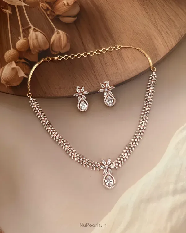 White_Eira_Necklace_18k_Rose_Gold_Plated_Cz_Studded_Jewellery_Set_For_Wom