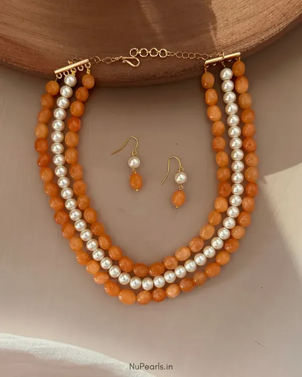 Light_Orange_Sophia_Pearl_Stone_3_Layered_Handmade_Mala_Necklace_For_Wome
