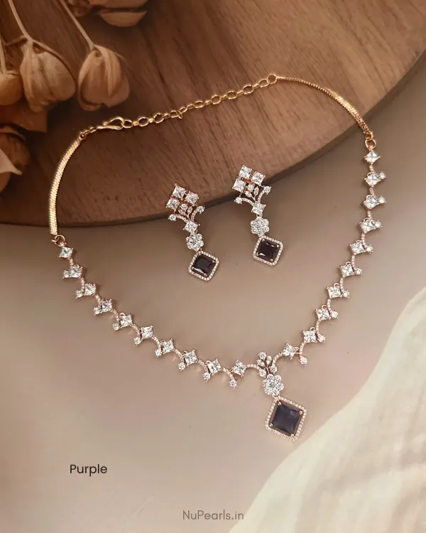 Purple_Viti_Necklace_18k_Rose_Gold_Plated_Cz_Studded_Jewellery_Set_For_Wo_More