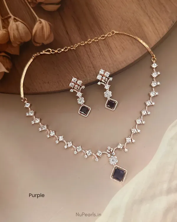 Purple_Viti_Necklace_18k_Rose_Gold_Plated_Cz_Studded_Jewellery_Set_For_Wo_More