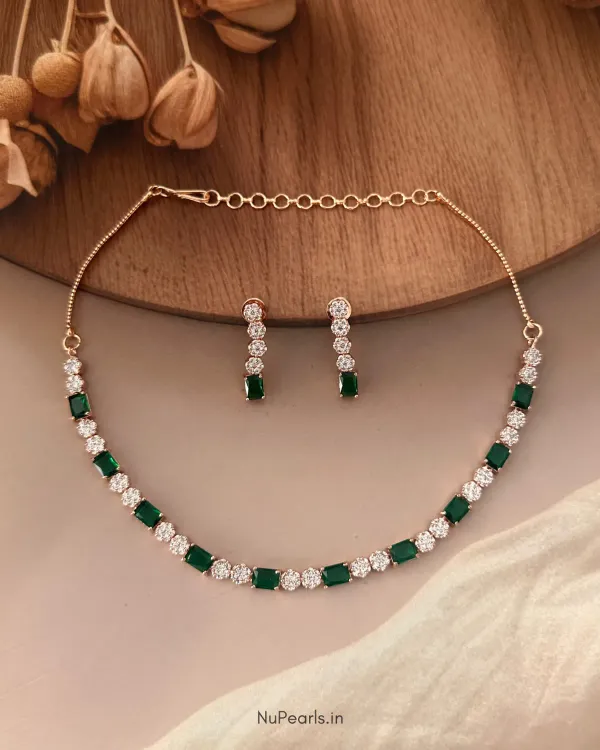 Green_Peya_Necklace_18k_Rose_Gold_Plated_Cz_Studded_Jewellery_For_Women