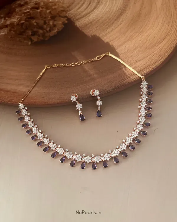 Purple_Ujas_Necklace_18k_Rose_Gold_Plated_Cz_Studded_Jewellery_Set_For_Wo