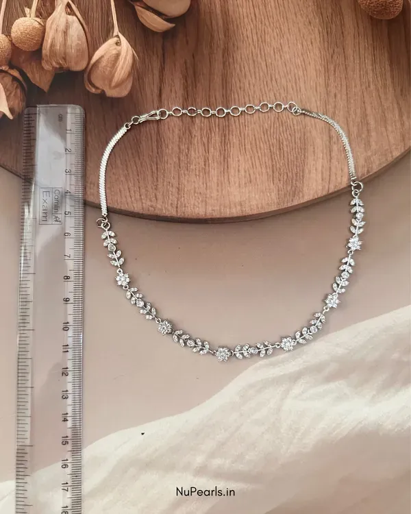 Rosa_Silver_Floral_Necklace_With_Cz_Stone_18k_Gold_Plated_Necklace_Set_Fo