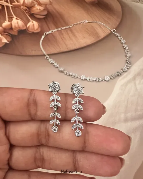 Rosa_Silver_Floral_Necklace_With_Cz_Stone_18k_Gold_Plated_Necklace_Set_Fo