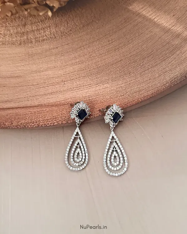 Dark_Blue_Maya_Cz_Stone_Rhodium_Dangler_Earrings