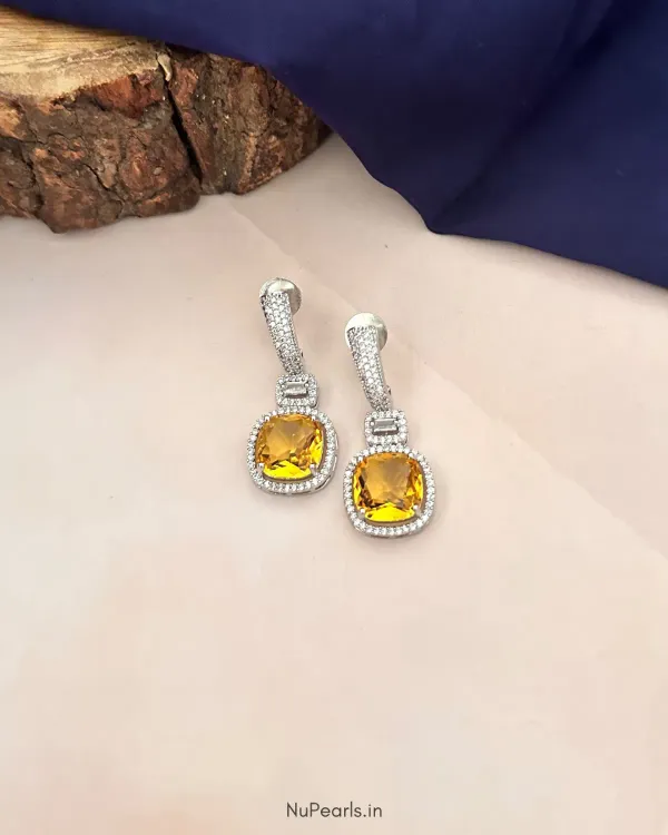 Yellow_Aria_Ad_Stone_Drop_Earrings_Rhodium_Plated_Party_Earrings_For_Women