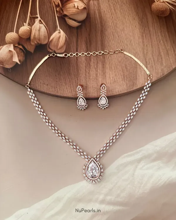 White_Kyra_Ad_Stone_18k_Rose_Gold_Plated_Drop_Necklace_For_Women
