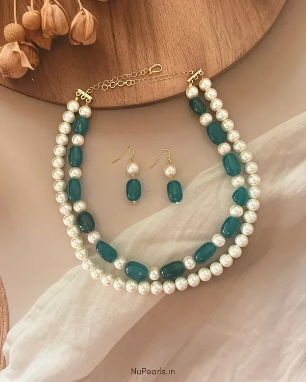 Light_Blue_Dorie_Stone_Pearl_3_Layer_Mala_For_Women