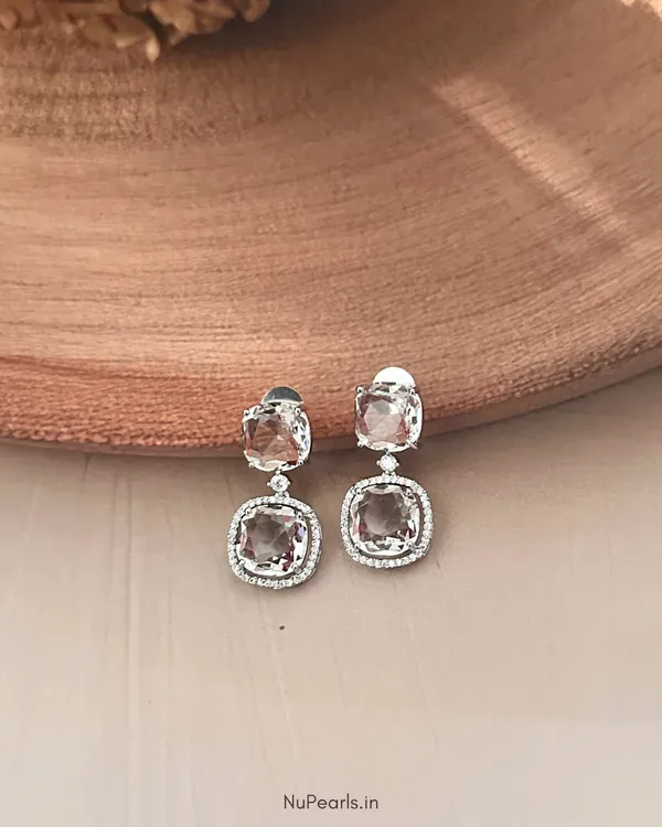 White_Lucy_Doublet_Cz_Stone_Rhodium_Earrings