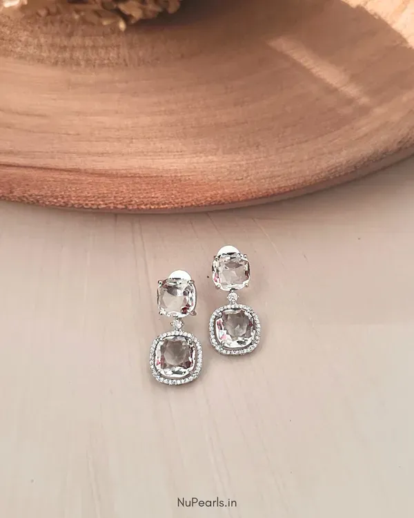 White_Lucy_Doublet_Cz_Stone_Rhodium_Earrings