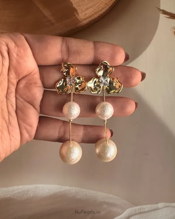 Gold_Flower_Pearl_Hanging_Skye_Earrings_Premium_Party_Earrings_In_Gold_Po_More