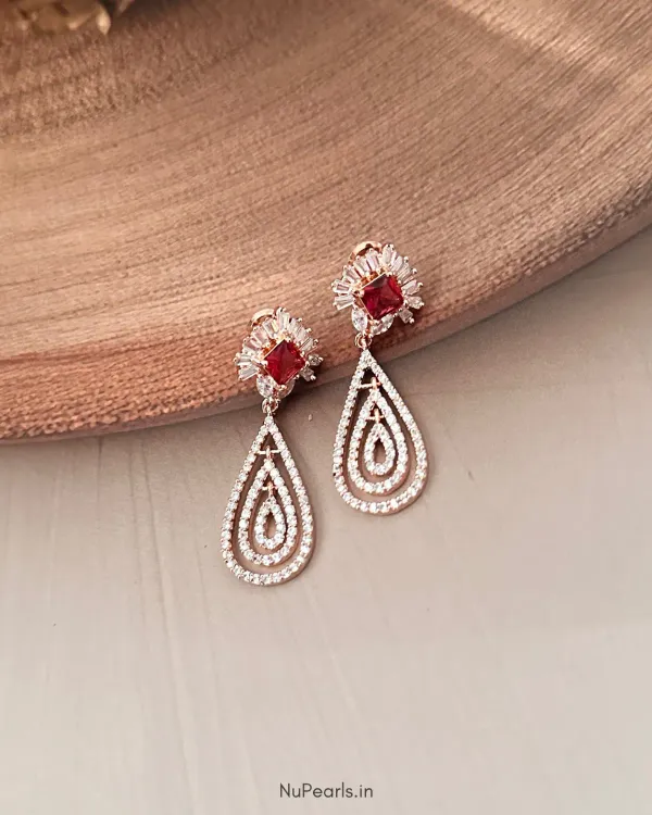 Red_Maya_Cz_Stone_Rose_Gold_Dangler_Earrings