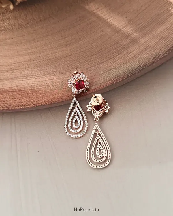 Red_Maya_Cz_Stone_Rose_Gold_Dangler_Earrings