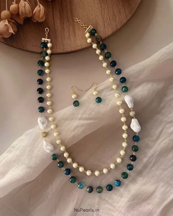 Green_Ashni_Double_Layered_Mala_With_Shell_Pearls_For_Women