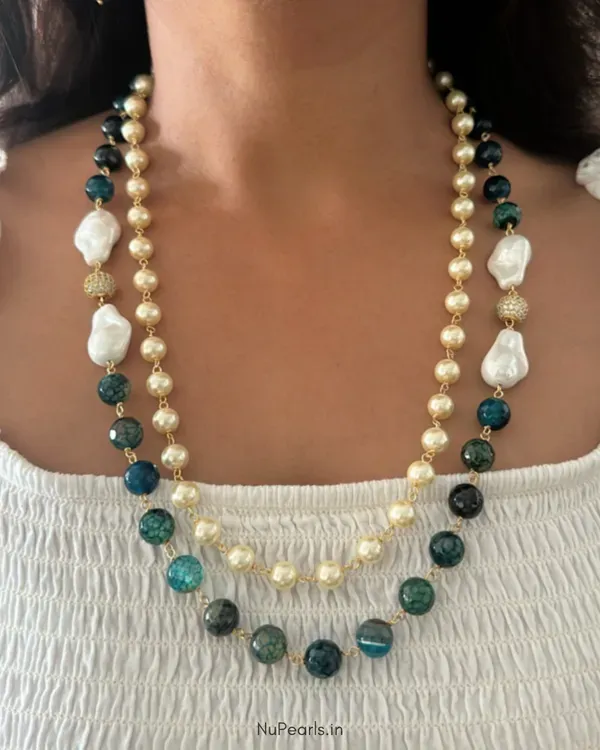 Green_Ashni_Double_Layered_Mala_With_Shell_Pearls_For_Women