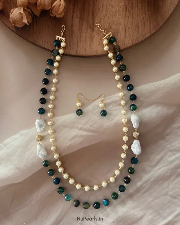 Green_Ashni_Double_Layered_Mala_With_Shell_Pearls_For_Women