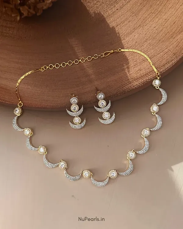 Gold_Silver_Luna_Necklace_18k_Gold_Rhodium_Plated_Cz_Studded_Jewellery_Se