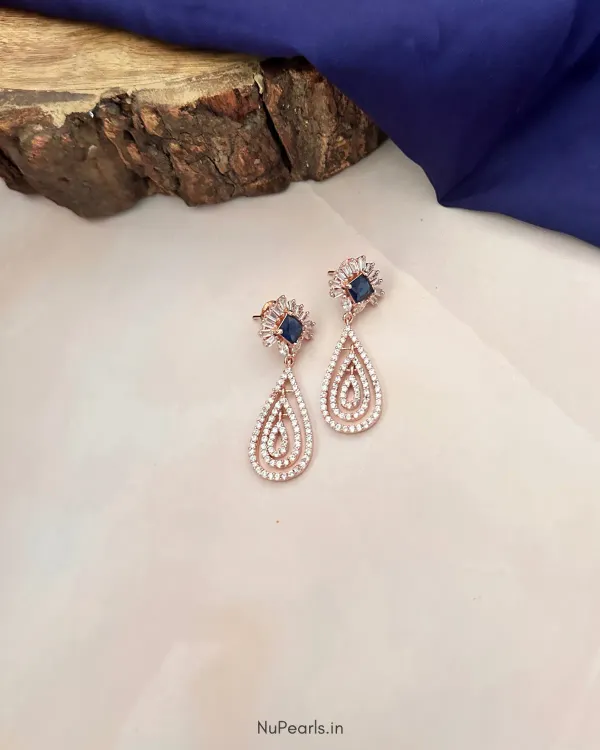 Blue_Maya_Cz_Stone_Rose_Gold_Dangler_Earrings_For_Women