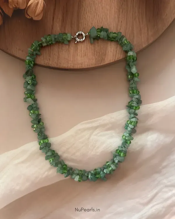 Green_Aventurine_Paris_Uncut_Stone_Cluster_Mala_With_Crystals_For_Women