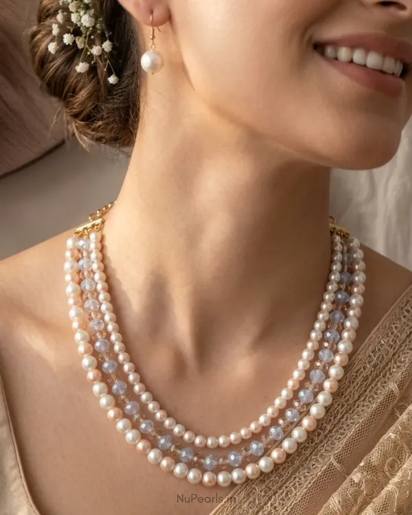 Handmade_Pastel_Pink_Blue_Amelia_Pearl_Crystal_3_Layered_Mala_Necklace_Wi