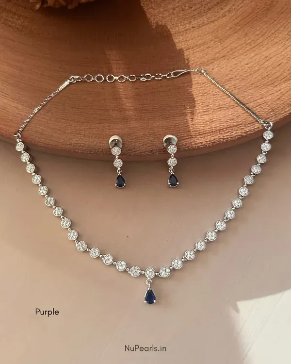 Purple_Lili_Necklace_Rhodium_Plated_Cz_Studded_Jewellery_Set_For_Women