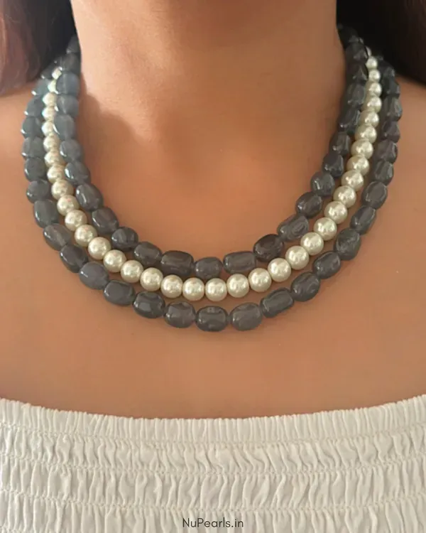 Grey_Sophia_Pearl_Stone_3_Layer_Necklace_For_Women