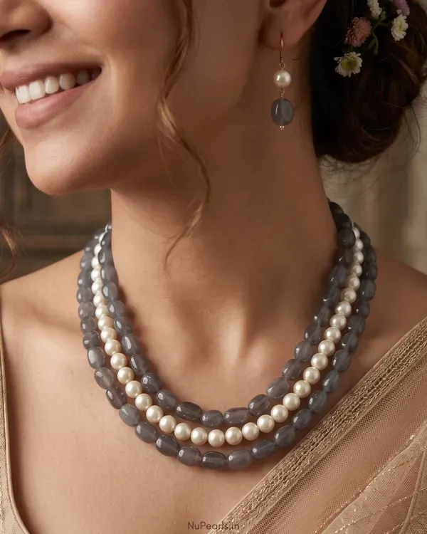 Grey_Sophia_Pearl_Stone_3_Layer_Necklace_For_Women